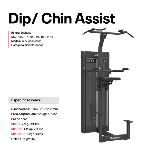Dip/ Chin Assist 77Kg/170LBS