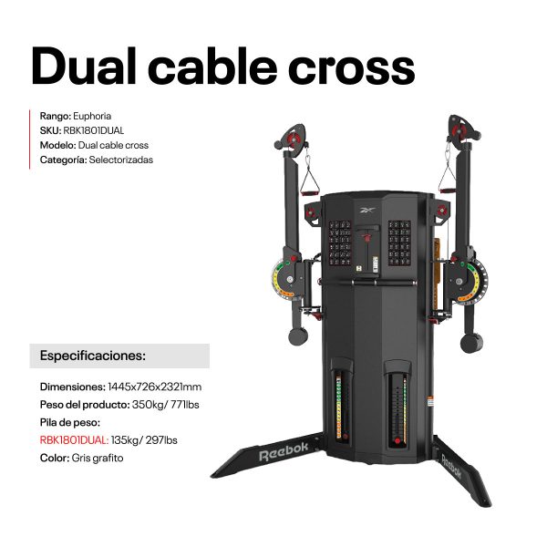 Dual cable cross 135 Kg