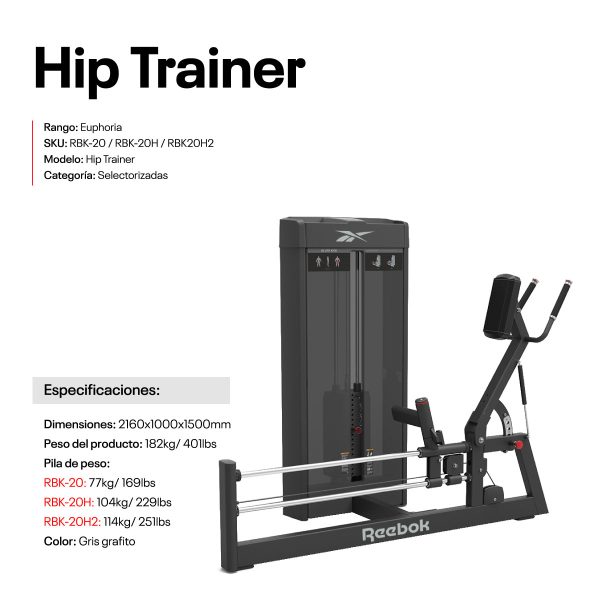 Hip Trainer 104Kg/230LBS