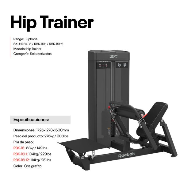 Hip Trainer 114Kg/250LBS