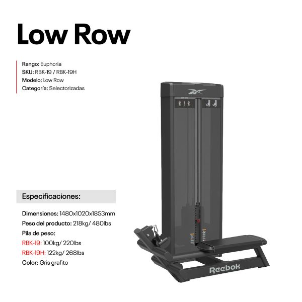 Low Row 100Kg/220LBS