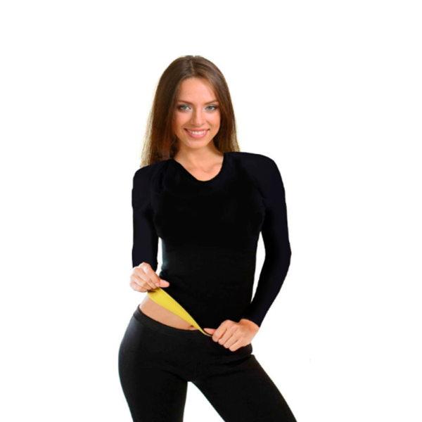 Faja Remera Sudadera Neopreno Reductora Manga Larga Fitness